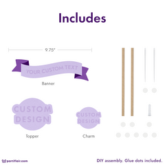 Cake Topper Kit - Custom Design